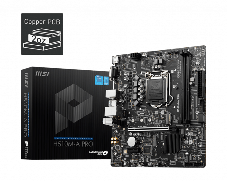 MSI H510m-a pro motherboard