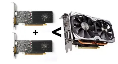 Never buy two graphics card
