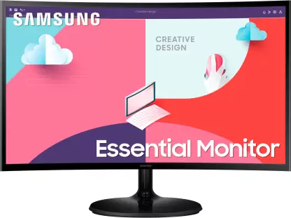 Samsung 24 inches curved monitor LS24C360EAWXXL