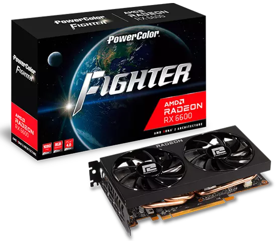 Fighter AMD Radeon RX6600 Graphics card