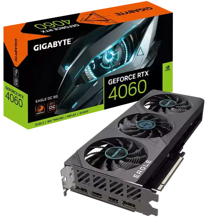 Gigabyte GeForce RTX 4060 EAGLE OC 8 Gb Graphics Card