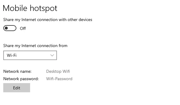 Mobile Hotspot from Tp-link WN821N Wifi Adapter