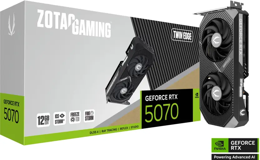 Zotac Geforce RTX 5070 12 Gb Graphics Card